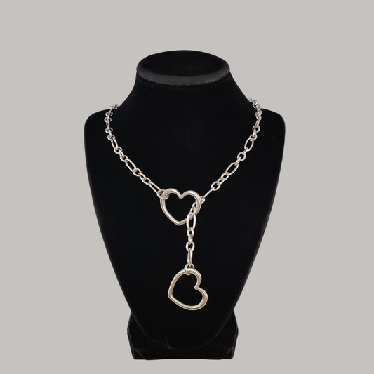 Stainless Steel Heart slip chain 2.0