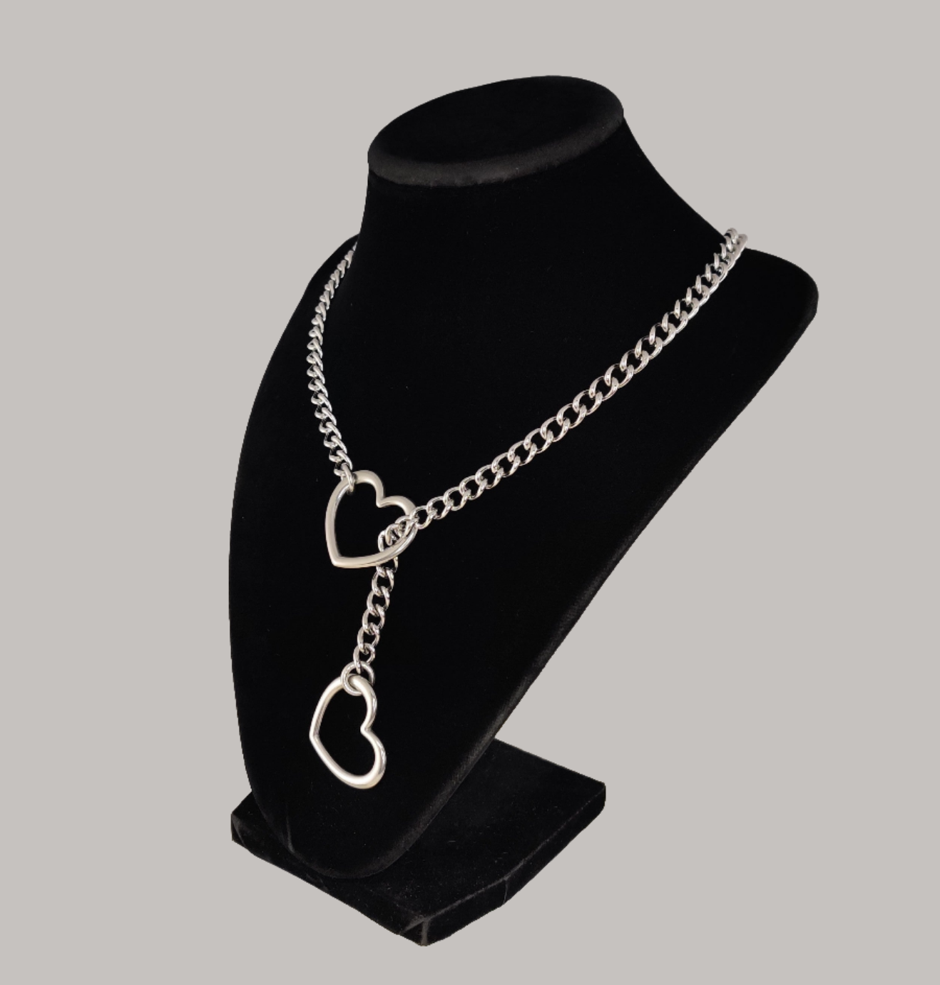 Stainless Steel Heart slip chain