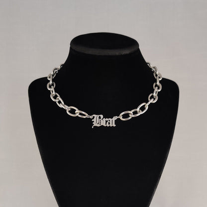 Stainless Steel Brat chain choker