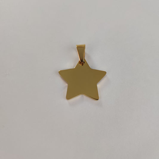 Custom Engraved Star Tag