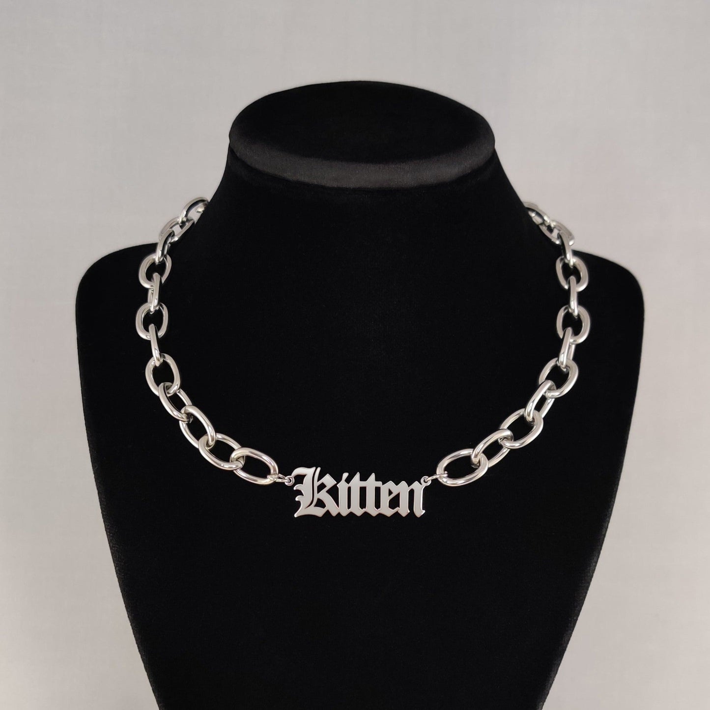 Stainless Steel Kitten chain choker