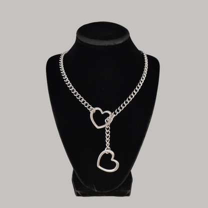 Stainless Steel Heart slip chain