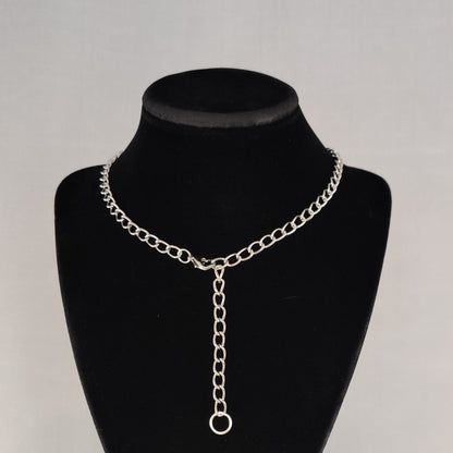 Pup Chain choker w/ silver chain (MTO)