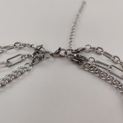 Layered chain "necklace"