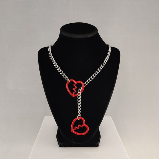 Colorful Heart Breaker slip chain