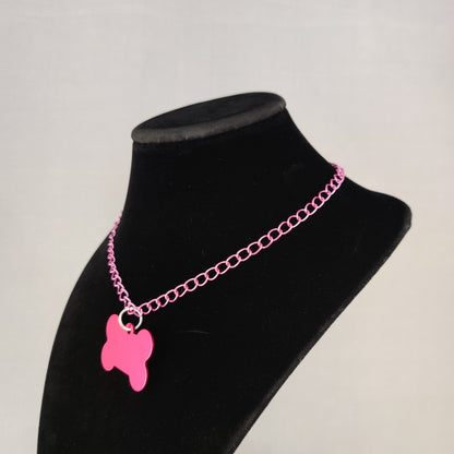 Pup Chain choker w/ metallic chain (MTO)