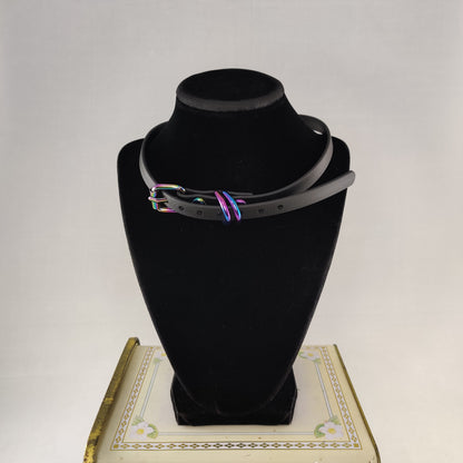 Rainbow Heart choker