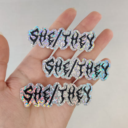 She/They sticker